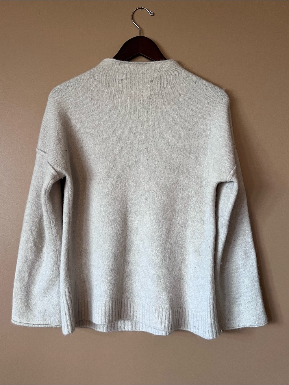 YAYA Women Soft Crewneck Women's Sweater in Light Cream - Picture 2 of 2